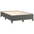Vidaxl Box spring postelja z vzmetnico siva 120x190 cm umetno usnje