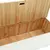Klupa bijela 107 x 45 x 75,5 cm od masivne jelovine