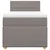 Vidaxl Box spring postelja z vzmetnico taupe 80x200 cm blago