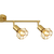 GLOBO spot lampa Xara gold 54802GB-4
