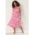 Trendyol Curve Ženska haljina Tbbss25Ah00181, Roze