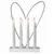 Eglo 410978 - Božićni svećnjak GLOSSY HEART 4xE10/3W/230V