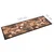 shumee vidaXL Kuhinjska preproga za kavo rjava 45x150 cm