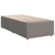 Vidaxl Box spring postelja z vzmetnico taupe 90x190 cm blago
