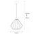 Conceptum Hypnose Luster Maden-4516, 33 cm, E27 , Crni