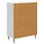 Kreveta Bijela 66 x 34,5 x 92 cm Konstruirano drvo