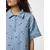 PIECES Dolga srajca PCFlora  moder denim