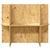 Osnovica za terarij s policom Smeđa 60 x 30 x 50 cm OSB