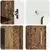 Set TV komoda Zidne FLORIN 3 pcs Staro drvo Konstruirano drvo