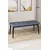 Hanah Home klupa Pera Bench, 105 cm, dimljeno / crna