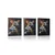 Plakat živalski gangster podgana - 20x30 silver