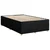 Vidaxl Box spring postelja z vzmetnico črna 120x190 cm blago
