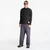 Mikina Satisfy FuzzFleece AD Half-Zip Phantom M