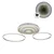 Globo 67824-40 - LED prigušiva plafonska svetiljka MILES 40W/230V 57x99,2 cm srebrna+daljinski upravljač