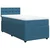 Vidaxl Box spring postelja z vzmetnico modra 80x200 cm žamet