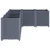 Vrtna sadilica plava siva 160 x 120 x 53 cm PP