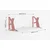 HANAH HOME Zidna polica Hunter Dog and Tiger Cat Pink