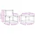 Set vanjskih sofa s jastukom 5 pcs Prirodna i svjetlosiva