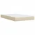 VIDAXL vidaXL Box spring postelja z vzmetnico krem 90x200 cm blago, (21291703)
