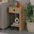 Hanah Home Noćni ormarić Sirius 32x61x30cm Hrast
