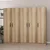 Hanah Home Garderober Kale-7629, 225x210x52 cm, Braon-sivi
