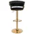 EH Barski stol Tresso Gold Black Velvet