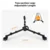 K&F Photography Tripod Dolly, Heavy Duty with 3 Rubber Wheels 44lbs Capacity Tripod Wheels.
