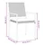 Vrtne stolice s jastucima 4 kom crne 54x62,5x89 cm poliratan