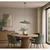Rabalux 72056 - Luster na sajli BRIDGET 1xE27/40W/230V zelena