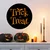 WallXpert okrugla zidna dekoracija od MDF-a HALMDF-002, natpis Trick or Treat, O 40 cm