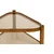 Hanah Home klub sto Nesta 95, 95 cm, orah / travertin