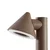 Lindby LED-ulična svetilka Soran, rjava, 60 cm, kovina, IP44 - Sodobni - rjava, bela
