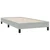 Vidaxl Box Spring Postelja brez vzmetnice Svetlo siva 80x210 cm žamet