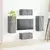 Set TV komoda Zidne 2 pcs Siva Sonoma Konstruirano drvo