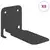 Lebdeća polica s policom Zidne 8 pcs Crna 6 x 10,8 x 6,6 cm