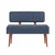 Hanah Home Set trpezarijski sto, 2 trpezarijske stolice i 2 klupe Vina 1048 Orah