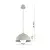 Brilagi - Luster na sajli 1xE27/60W/230V prečnik 30 cm bež/zlatna