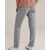 WE Fashion Hlače pegasto siva