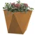 Sadilica 2 pcs Rđa 50 x 50 x 50 cm