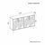 Hanah Home Konzolni sto Rodney, 120x73.6x29.6 cm, Beli