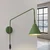 Sollux SL.1700 - Zidna lampa NOX 1xE14/10W/230V zelena