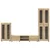 Set TV komoda FLORIN 3 pcs Sonoma hrast Konstruirano drvo
