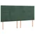 Vidaxl Box spring postelja z vzmetnico temno zelena 200x200 cm žamet