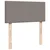 Vidaxl Box spring postelja z vzmetnico taupe 90x200 cm blago