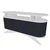 Hanah home Polica 150x75x43cm Belo-Antracit