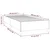 Vidaxl Posteljni okvir brez vzmetnice temno rjav 90x200 cm blago