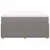 vidaXL Box spring postelja z vzmetnico taupe 140x190 cm blago
