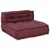 Modularna sofa 4 pcs Bordo Tkanina
