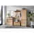 Carryhome GARDEROBNA omara antracit, hrast artisan