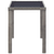 Vrtni stol antracit 123 x 60 x 74 cm od poliratana
